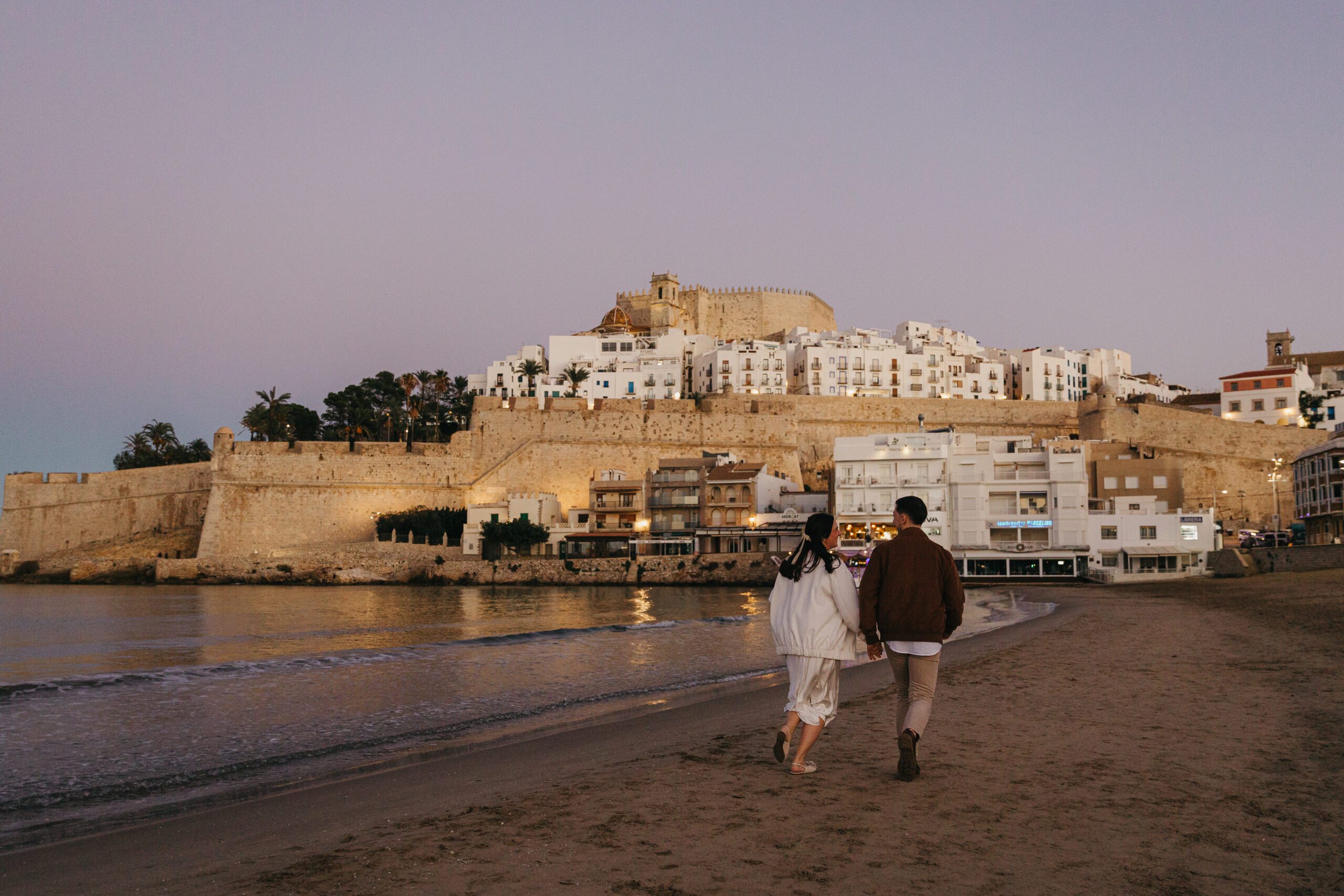 Preboda al atardecer